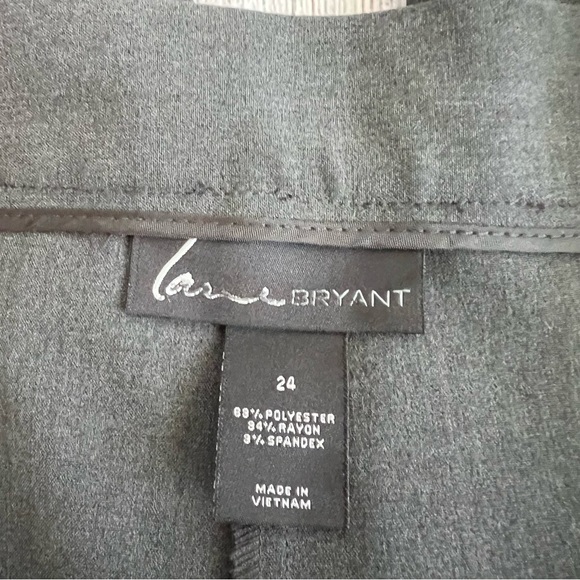 Lane Bryant The Sophie Straight Fit Grey Pants 24 NWT - Picture 3 of 7